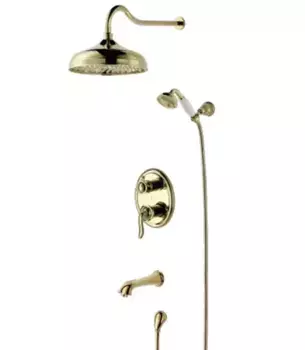 Душевая система «Lemark» Brava LM4722G золото