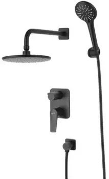 Душевая система «Lemark» Bronx LM3729BL чёрная