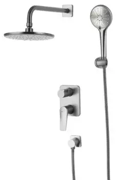 Душевая система «Lemark» Bronx LM3729GM графит