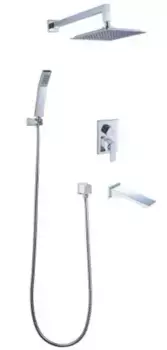 Душевая система «Lemark» Contest LM5822CW хром/белый