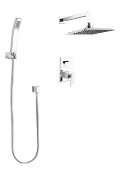 Душевая система «Lemark» Contest LM5829CW белая/хром