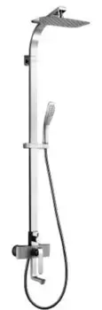 Душевая система «Lemark» Melange LM4962CW хром/белый