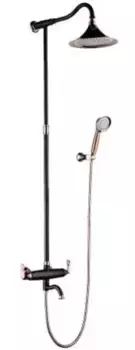 Душевая система «Lemark» Prime LM6162BRG чёрный