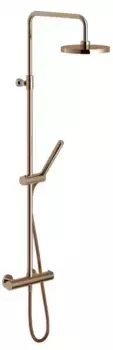 Душевая система «Nobili» Velis VE125030/50RCP с термостатом красное золото