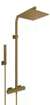 Душевая система «Paini» Dax-R 84PJ689TH с термостатом матовое золото