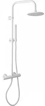 Душевая система «Remer» Elegance EQ32X7MMM20BO с термостатом белая матовая