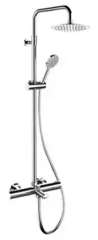 Душевая система «Remer» Elegance EQ34A8MPUFM25G с термостатом хром