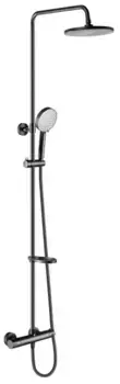 Душевая система «Swedbe» Hermes 5143B с термостатом чёрная