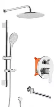 Душевая система «Swedbe» Platta 5542 хром