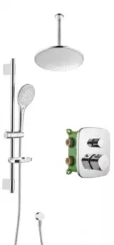 Душевая система «Swedbe» Platta 5557 с термостатом хром