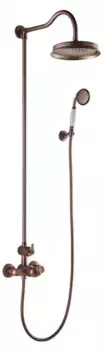 Душевая система «Swedbe» Terracotta Art 2512 с термостатом тёмная бронза