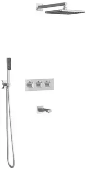 Душевая система «Teska» Lande T4000C с термостатом хром