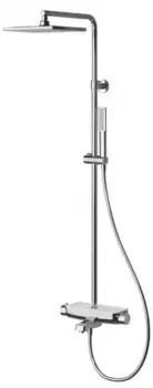 Душевая система «Teska» Mira DK3601C с термостатом хром/белая