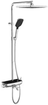 Душевая система «Teska» Mira DK3702C хром/чёрная