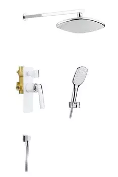Душевая система «Timo» Helmi SX-4069 SM белый/хром