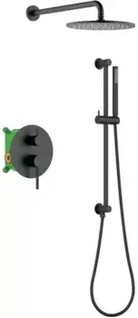 Душевая система «Timo» Saona SX-2309/03SM чёрная