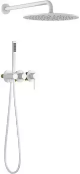 Душевая система «Timo» Saona SX-2349/16SM белая матовая