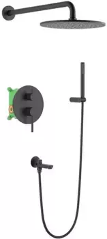 Душевая система «Timo» Saona SX-2379/03SM чёрная матовая