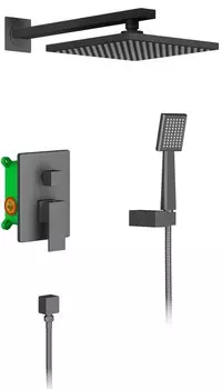 Душевая система «Timo» Selene SX-2069/03SM чёрная