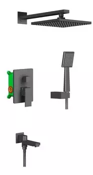 Душевая система «Timo» Selene SX-3069/03SM чёрная