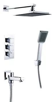 Душевая система «Timo» Tetra-Thermo SX-0199SM с термостатом хром