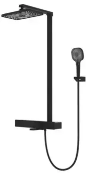 Душевая система «Vincea» Inspire VSFS-3I13TMB с термостатом чёрная