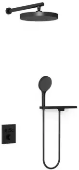 Душевая система «Vincea» Inspire VSFW-3I21MT2RMB с термостатом чёрная