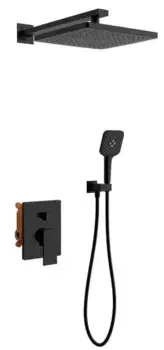 Душевая система «Vincea» Next VSFW-1N1MB чёрная