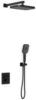 Душевая система «Vincea» VSFW-321MT1MB с термостатом чёрная