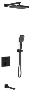 Душевая система «Vincea» VSFW-4311MB чёрная