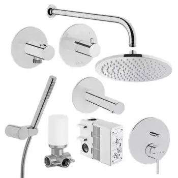 Душевая система «Vitra» Origin A49286EXP хром