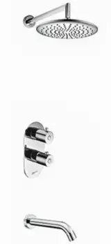 Душевая система «WasserKRAFT» A15030 с термостатом хром
