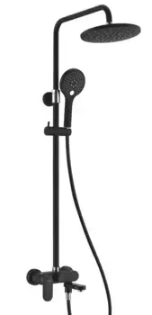 Душевая система «WasserKRAFT» A17401 чёрная матовая