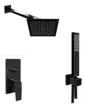 Душевая система «WasserKRAFT» А66209 чёрная