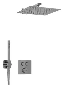 Душевая система «WasserKRAFT» Dinkel A5848.090.118.271.010.137 Thermo с термостатом хром