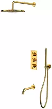 Душевая система «Whitecross» Y YSET11GL с термостатом золото