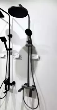 Душевая система «Tokito» Rain TOK-RAI-1017GM воронёная сталь
