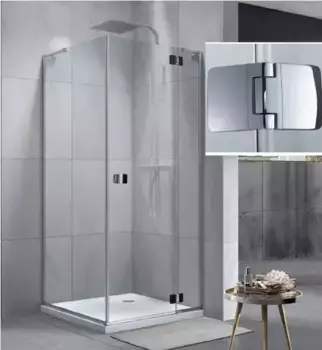 Душевое ограждение «Koller Pool» Neon 90/90 квадратный прозрачный/хром универсальный