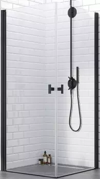 Душевое ограждение «Radaway» Nes Black KDD I 80/90 прямоугольный прозрачный/чёрный без поддона