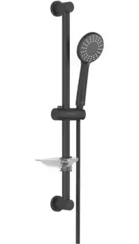 Душевой гарнитур «Акватек» Бетта AQ2013MB чёрный матовый