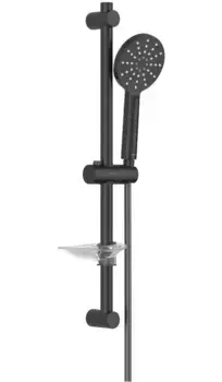 Душевой гарнитур «Акватек» Оберон AQ2014MB чёрный матовый