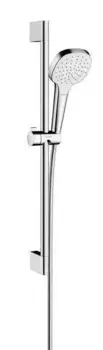 Душевой гарнитур «Hansgrohe» Croma Select E 26584400 1 режимная лейка хром/белый