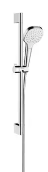 Душевой гарнитур «Hansgrohe» Croma Select E Vario 26582400 3-х режимная лейка хром/белый
