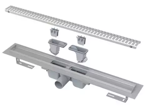 Душевой лоток «AlcaPlast» APZ1-550 Smart Line APZ1-550 Smart боковой выпуск нержавеющая сталь