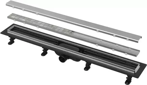 Душевой лоток «AlcaPlast» Simple APZ20-750 боковой выпуск под плитку