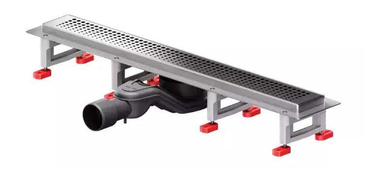 Душевой лоток «Am.Pm» MasterFlow 600 W01SC-P11-060-01SB универсальный затвор Cut Gradient боковой выпуск матовая сталь