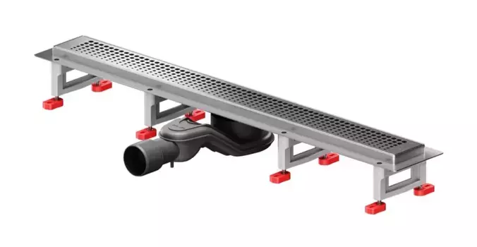 Душевой лоток «Am.Pm» MasterFlow 700 W01SC-P11-070-01SB универсальный затвор Cut Gradient боковой выпуск матовая сталь
