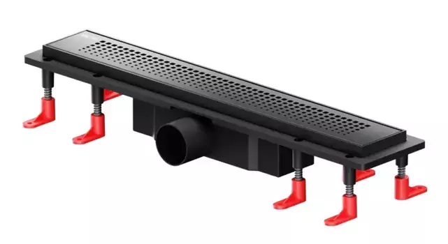 Душевой лоток «Am.Pm» PrimeFlow 500 W02SC-P11-050-01BM универсальный затвор Cut Gradient боковой выпуск чёрный матовый