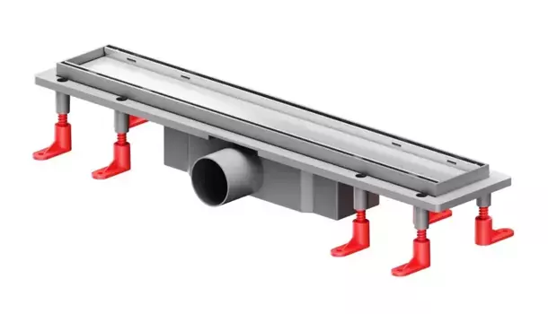 Душевой лоток «Am.Pm» PrimeFlow 500 W02SC-U11-050-04SB универсальный затвор Tile боковой выпуск матовая сталь/под плитку