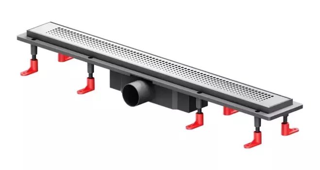 Душевой лоток «Am.Pm» PrimeFlow 700 W02SC-P11-070-01SB универсальный затвор Cut Gradient боковой выпуск матовая сталь